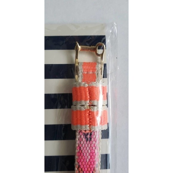 Keep Collective Single Woven Band - Pink Multi/Coral Stripe NEW - Picture 5 of 6